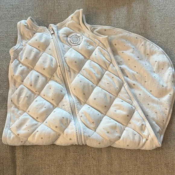 Dreamland Baby Grey Star Weighted Sleep Sack - Picture 1 of 4